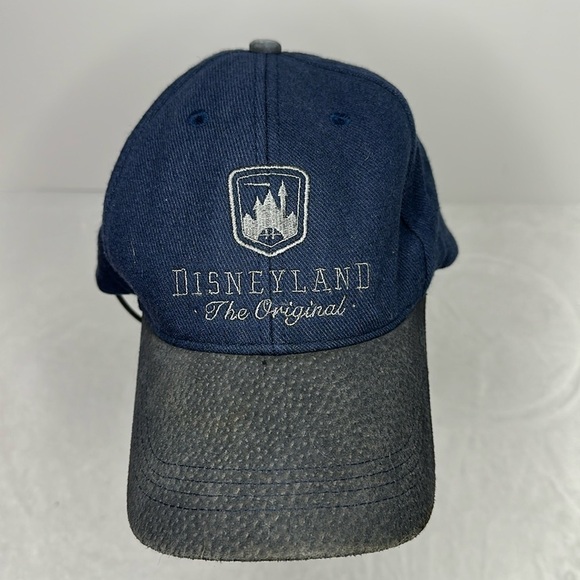 Disneyland The Original Adjustable Cap Wool Blend Navy - Picture 1 of 10